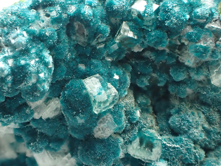 Rosasite & Calcite