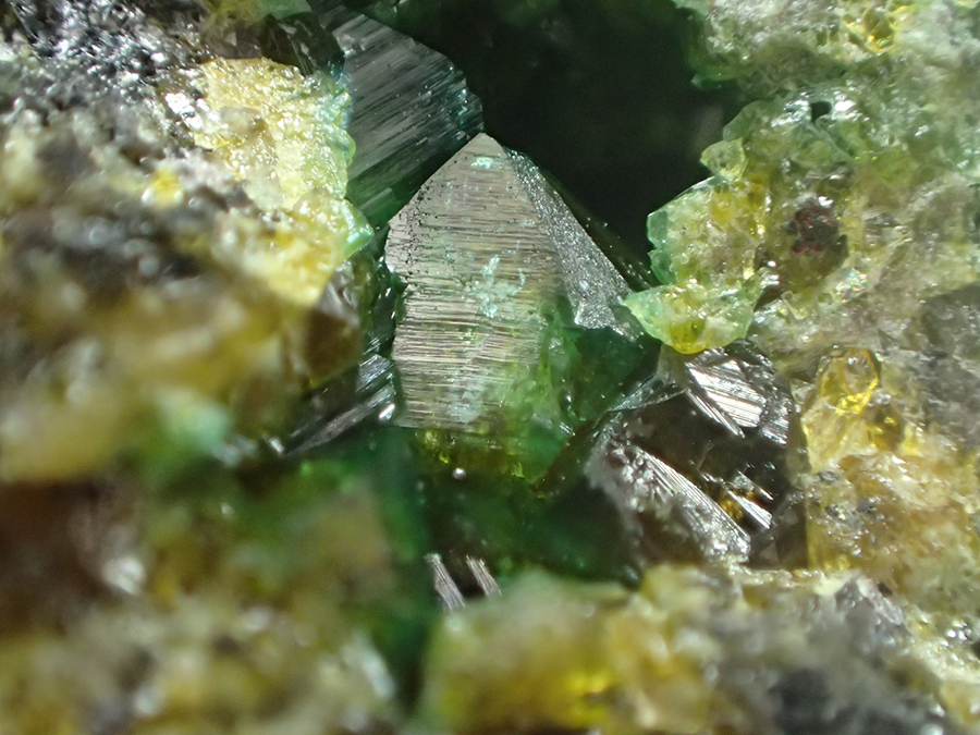 Cuprian Adamite & Adamite