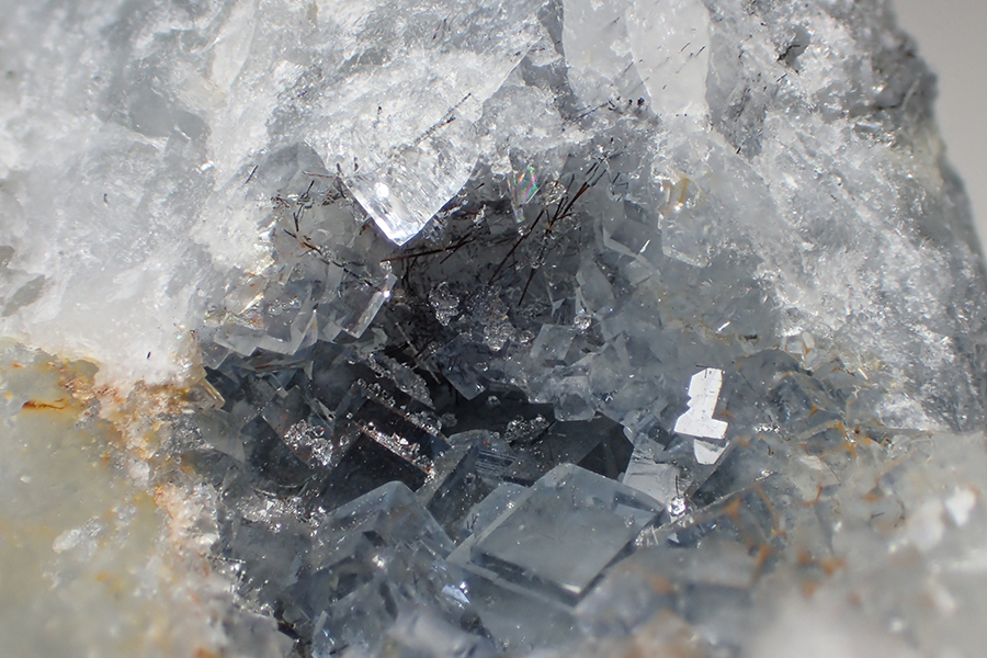 Emplectite & Fluorite & Calcite