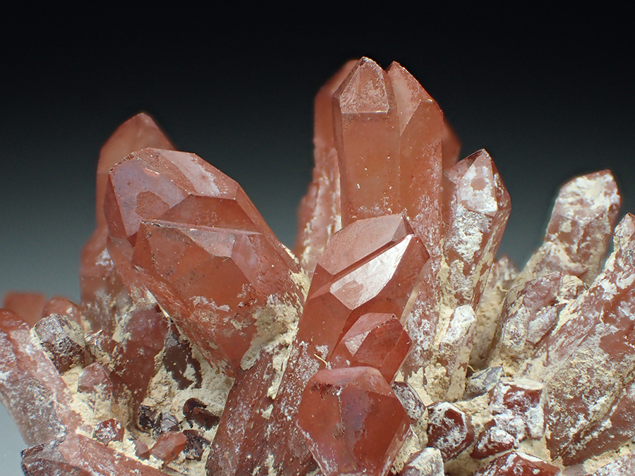 Quartz With Hematite