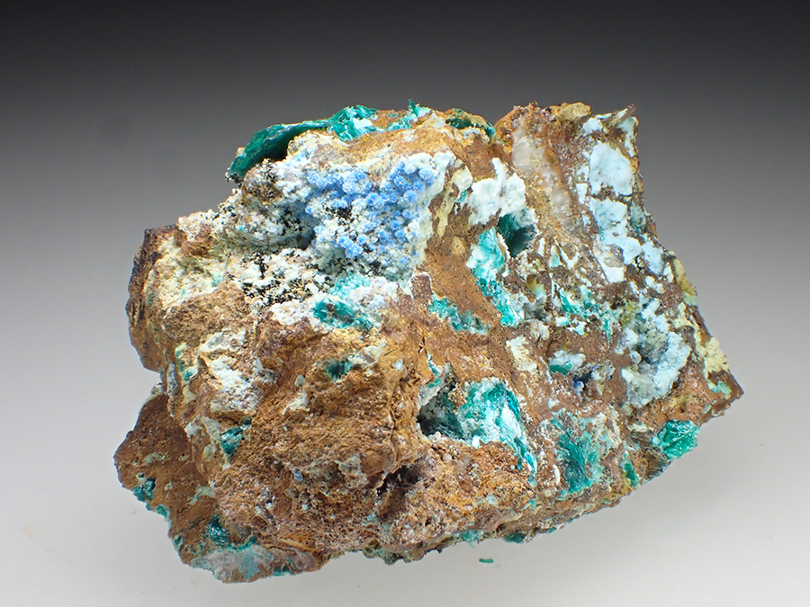 Chalcophyllite & Cyanotrichite