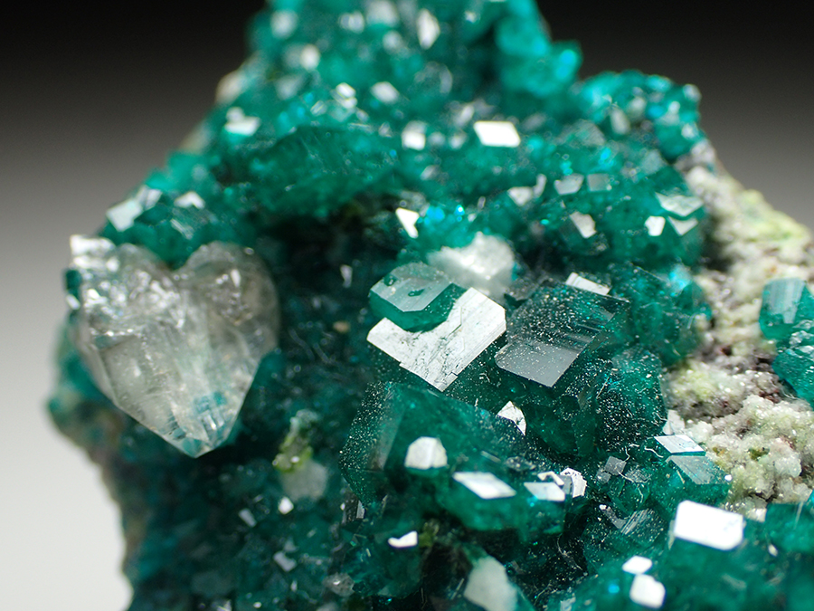 Dioptase & Cerussite