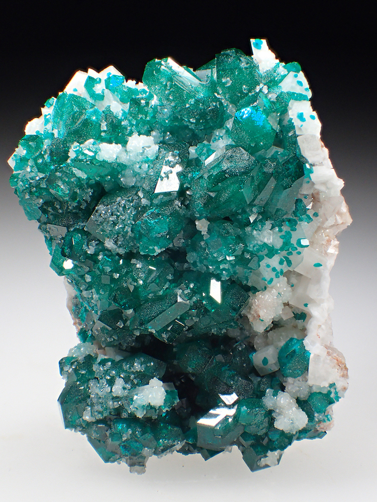 Dioptase & Calcite