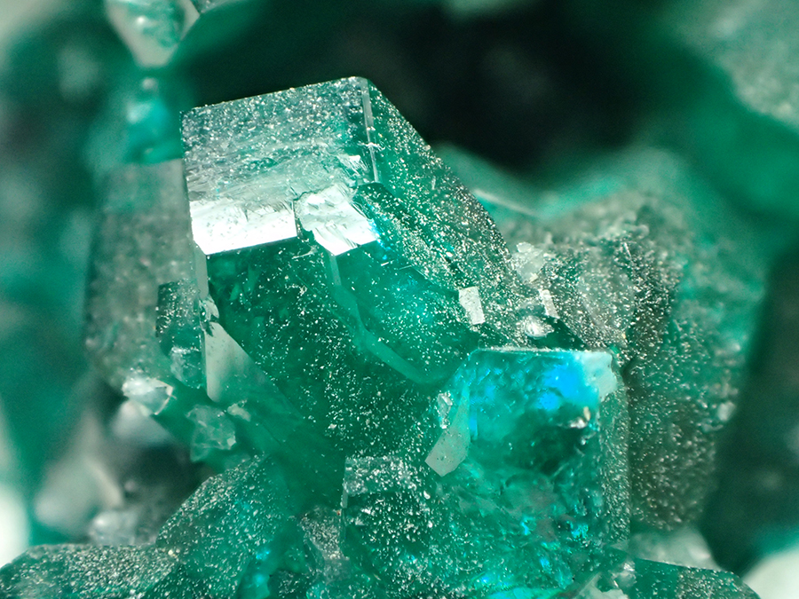 Dioptase & Calcite