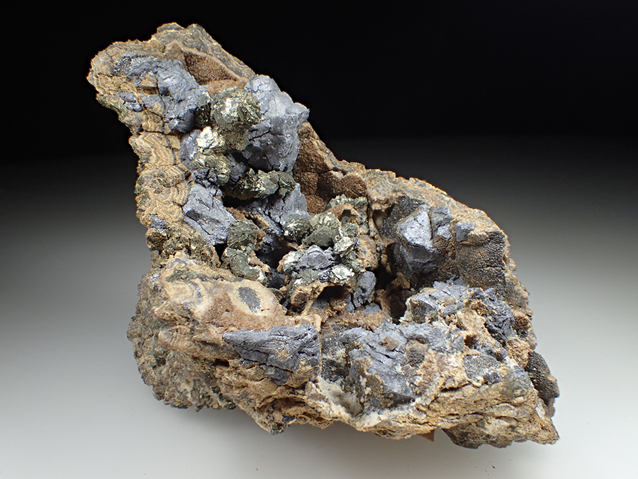 Marcasite Galena & Sphalerite Var Schalenblende