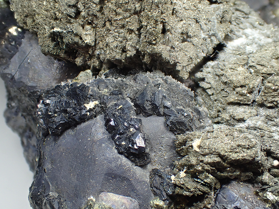 Marcasite Psm Pyrrhotite With Galena & Sphalerite