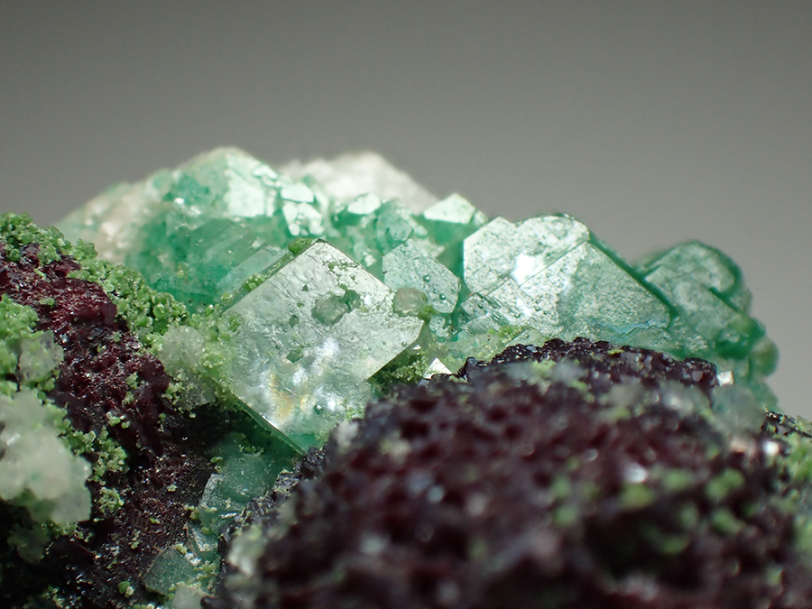 Cuprite & Conichalcite & Calcite & Malachite