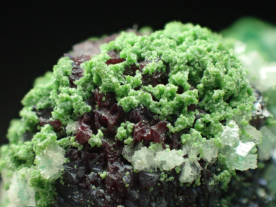 Cuprite & Conichalcite & Calcite & Malachite