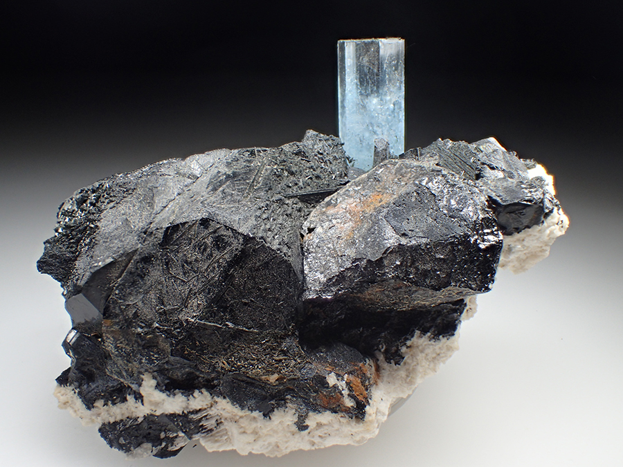 Aquamarine & Schorl