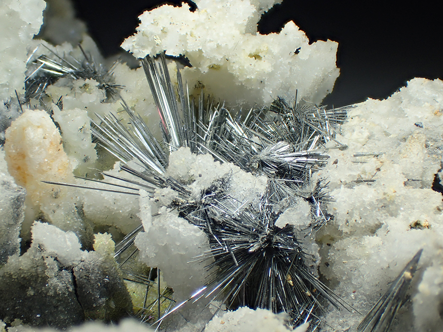 Stibnite & Calcite