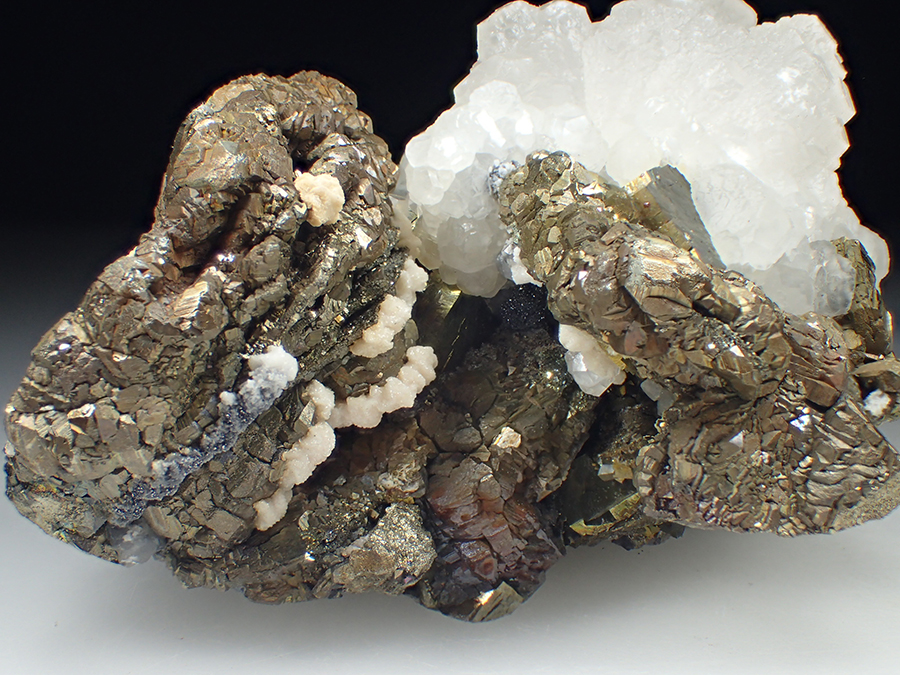 Pyrite Calcite & Arsenopyrite