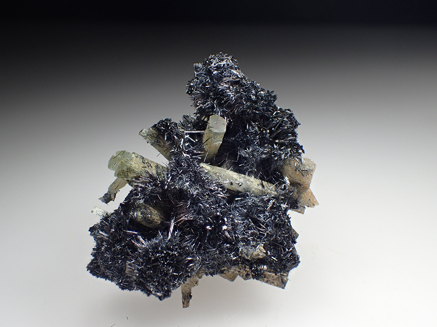 Aquamarine Fluorite & Schorl