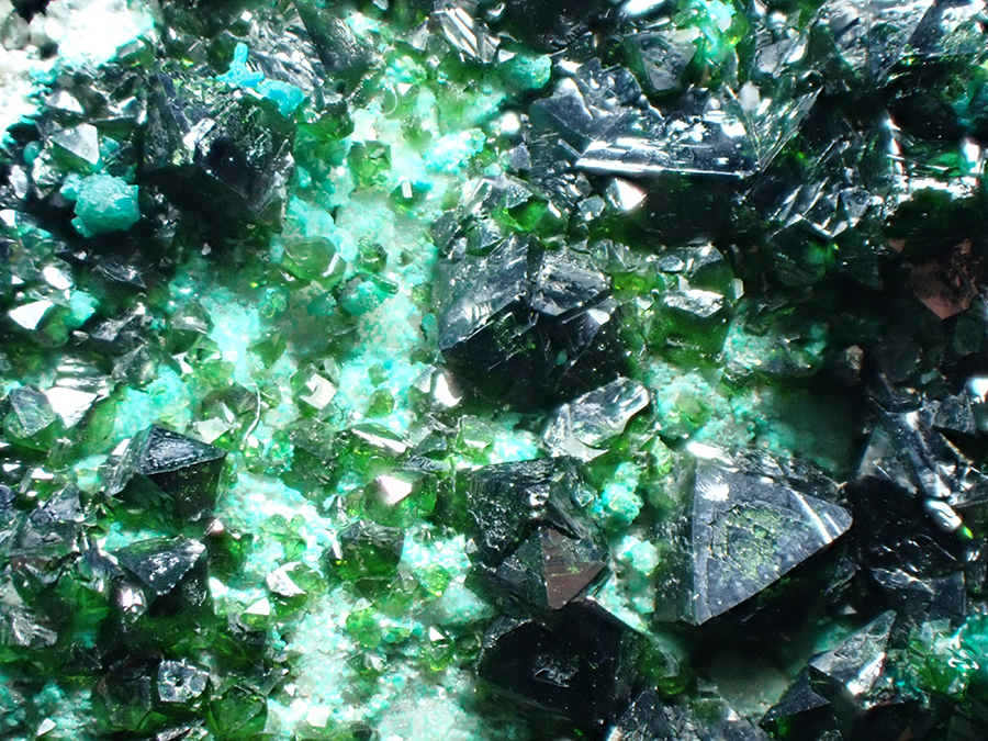 Libethenite & Pseudomalachite