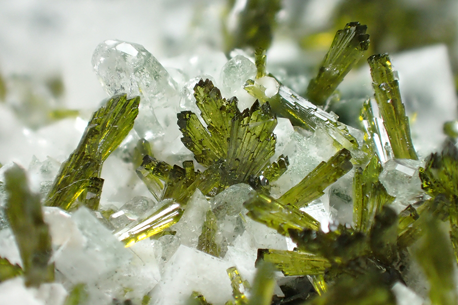 Epidote Prehnite Adularia & Scolecite