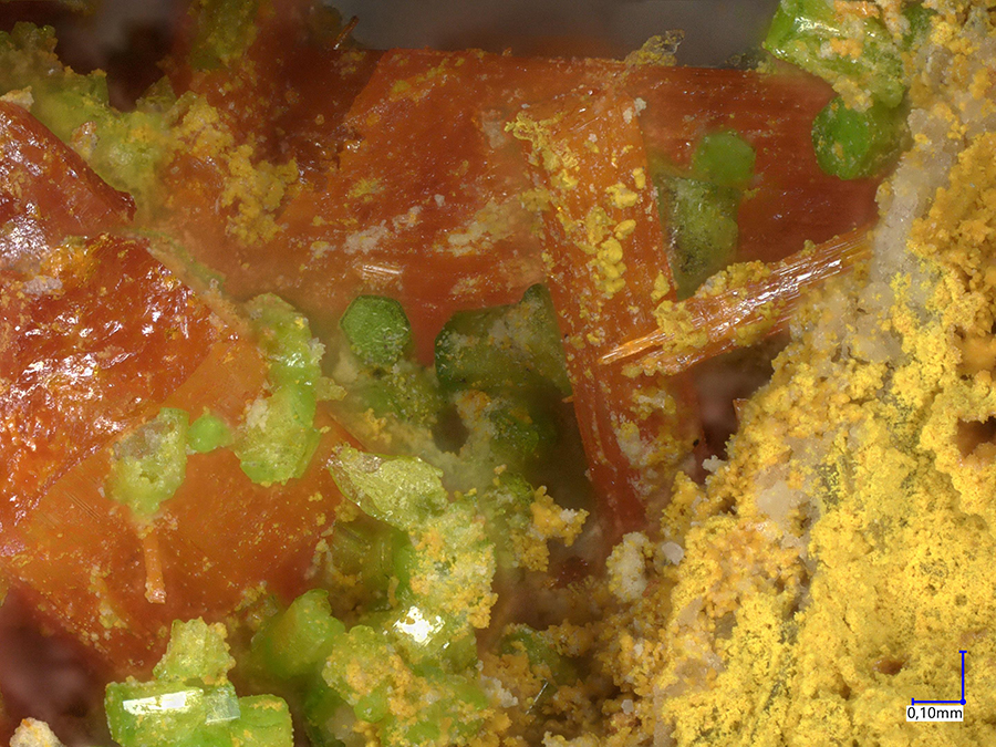 Embreyite Crocoite & Pyromorphite