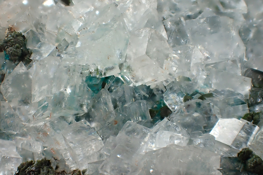 Dioptase & Calcite & Mottramite