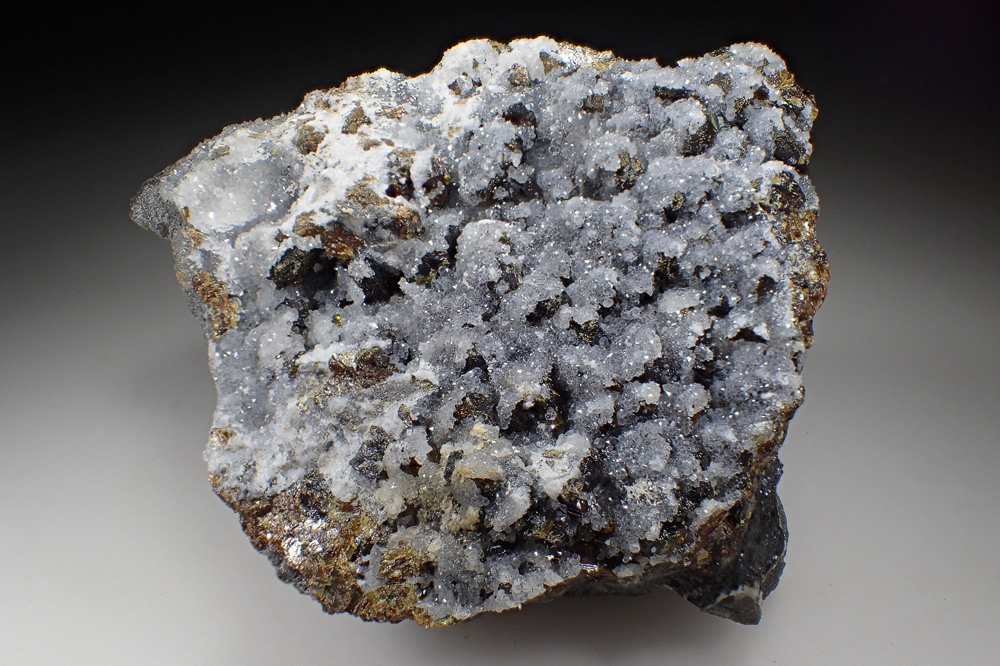 Sphalerite Quartz & Chalcopyrite