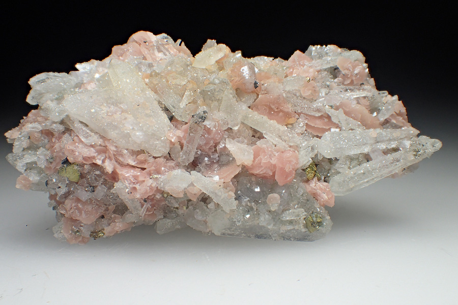 Rhodochrosite & Quartz