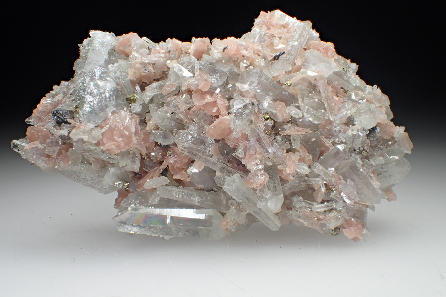 Rhodochrosite & Quartz