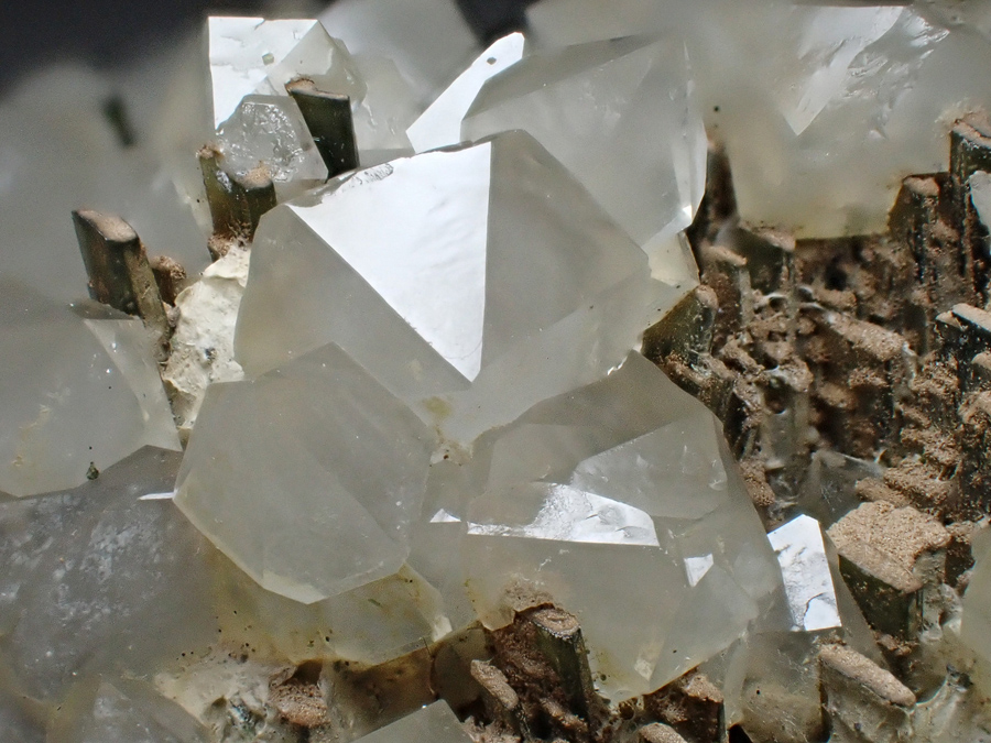 Hedenbergite & Quartz