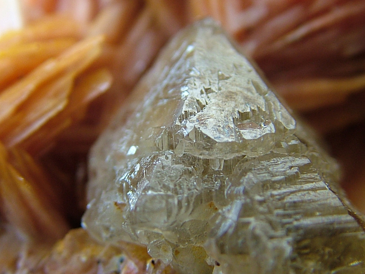Cerussite On Baryte