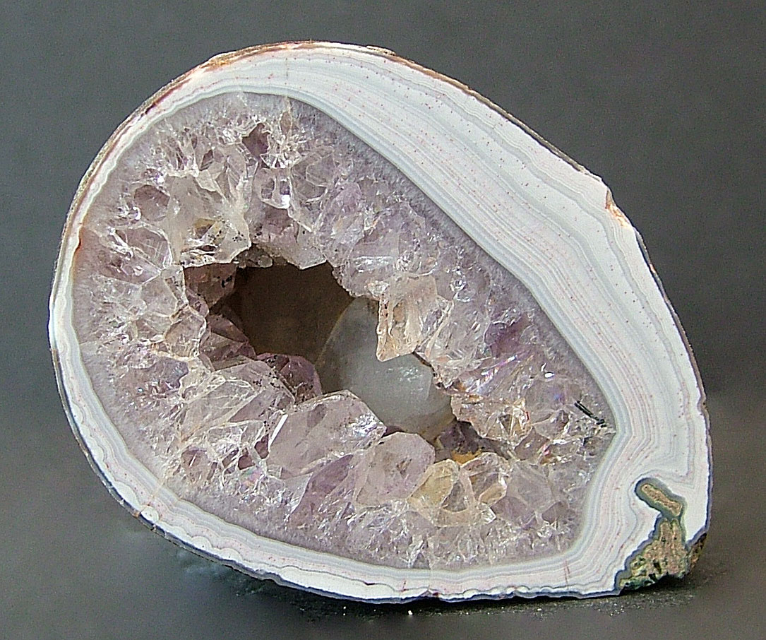 Agate With Amethyst