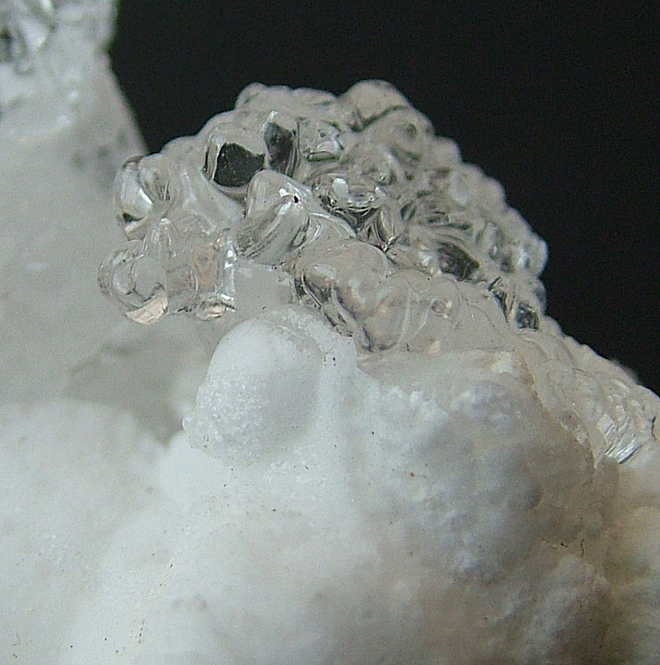 Hyalite Opal On Aragonite