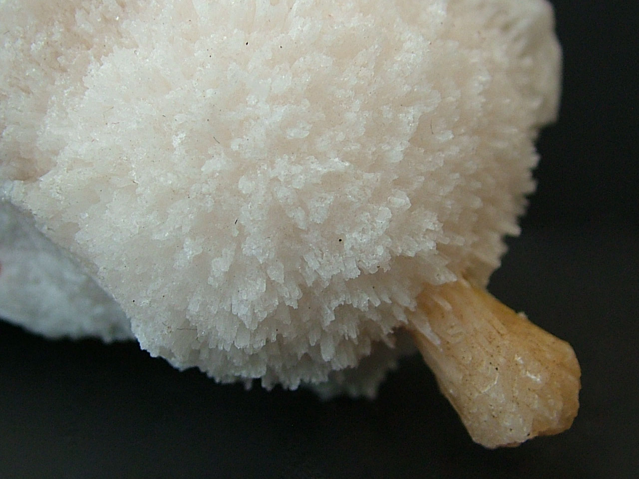 Scolecite With Stilbite