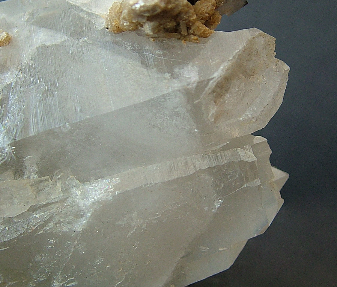 Fluorite With Sericite On Quartz