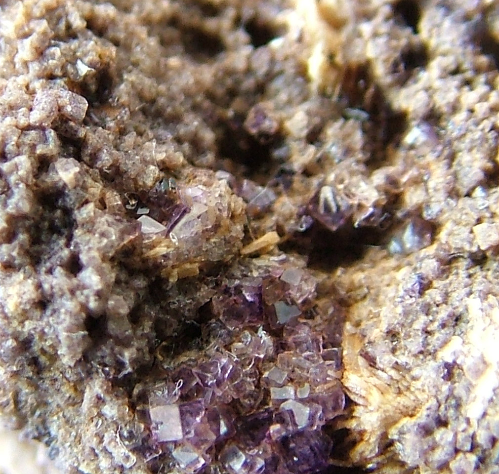 Fluorite On Baryte