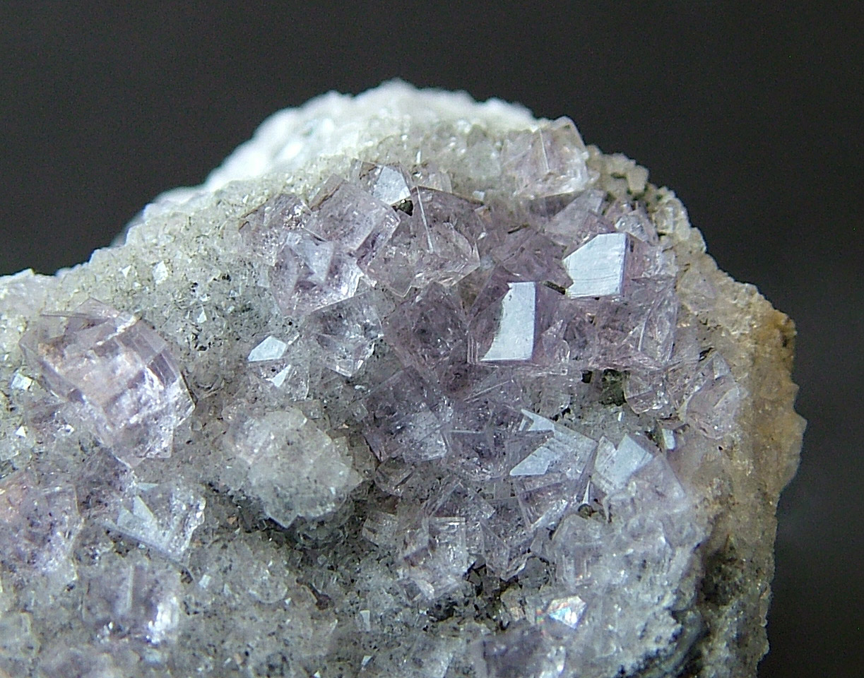 Fluorite On Quartz