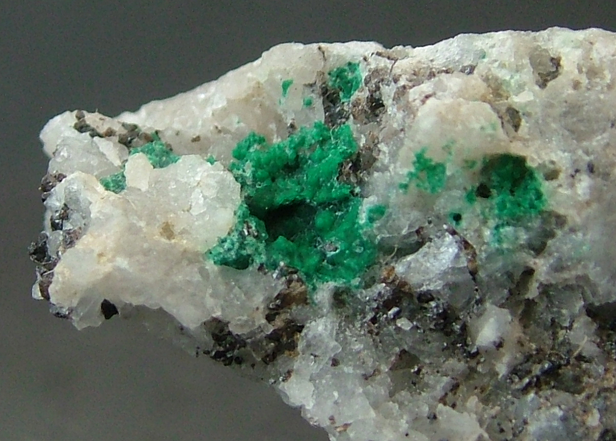 Cassiterite & Pseudomalachite