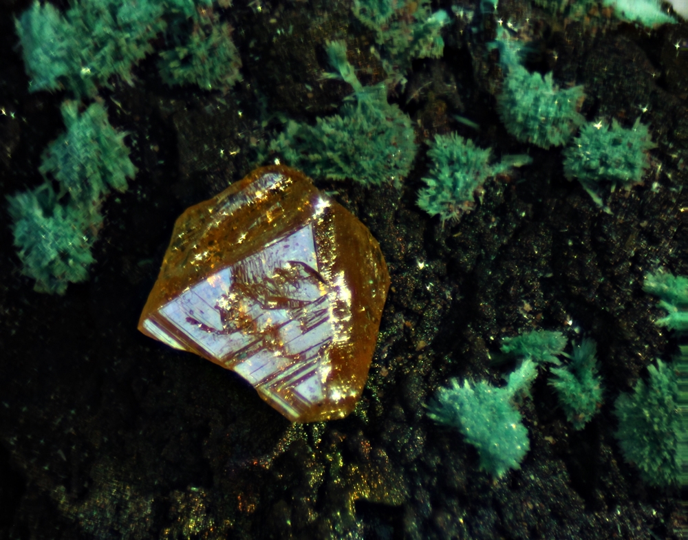 Wulfenite & Malachite