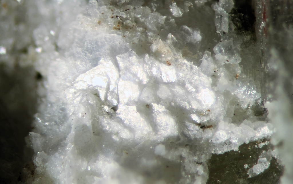 Sheldrickite Vaterite & Pectolite