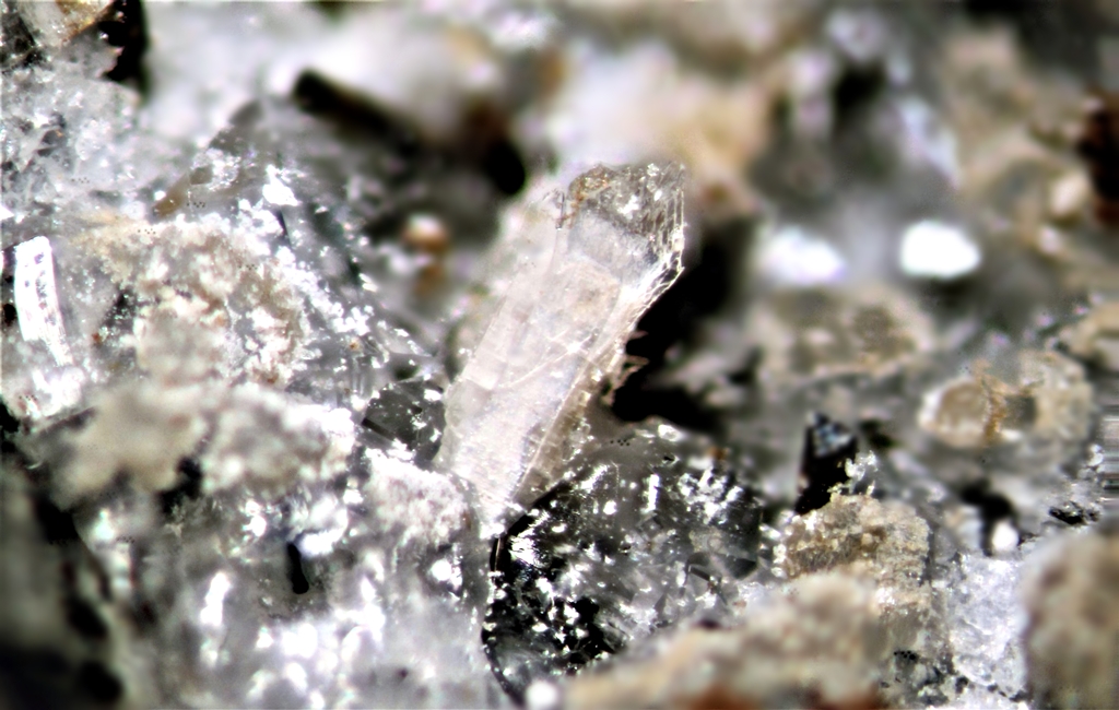 Unnamed (Sazhinite-related mineral I) Sazhinite & Ferroceladonite
