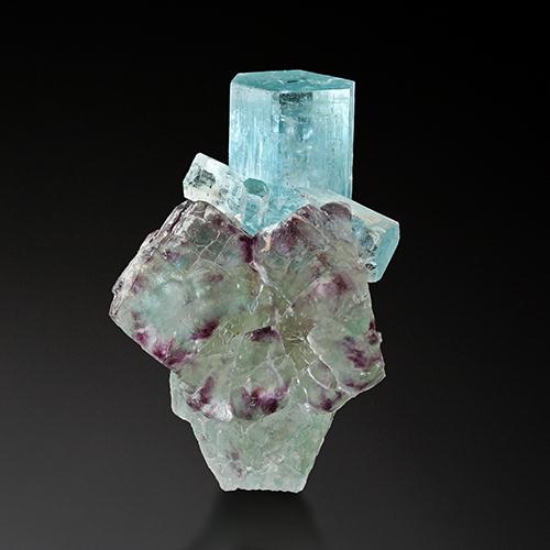 Aquamarine & Fluorite