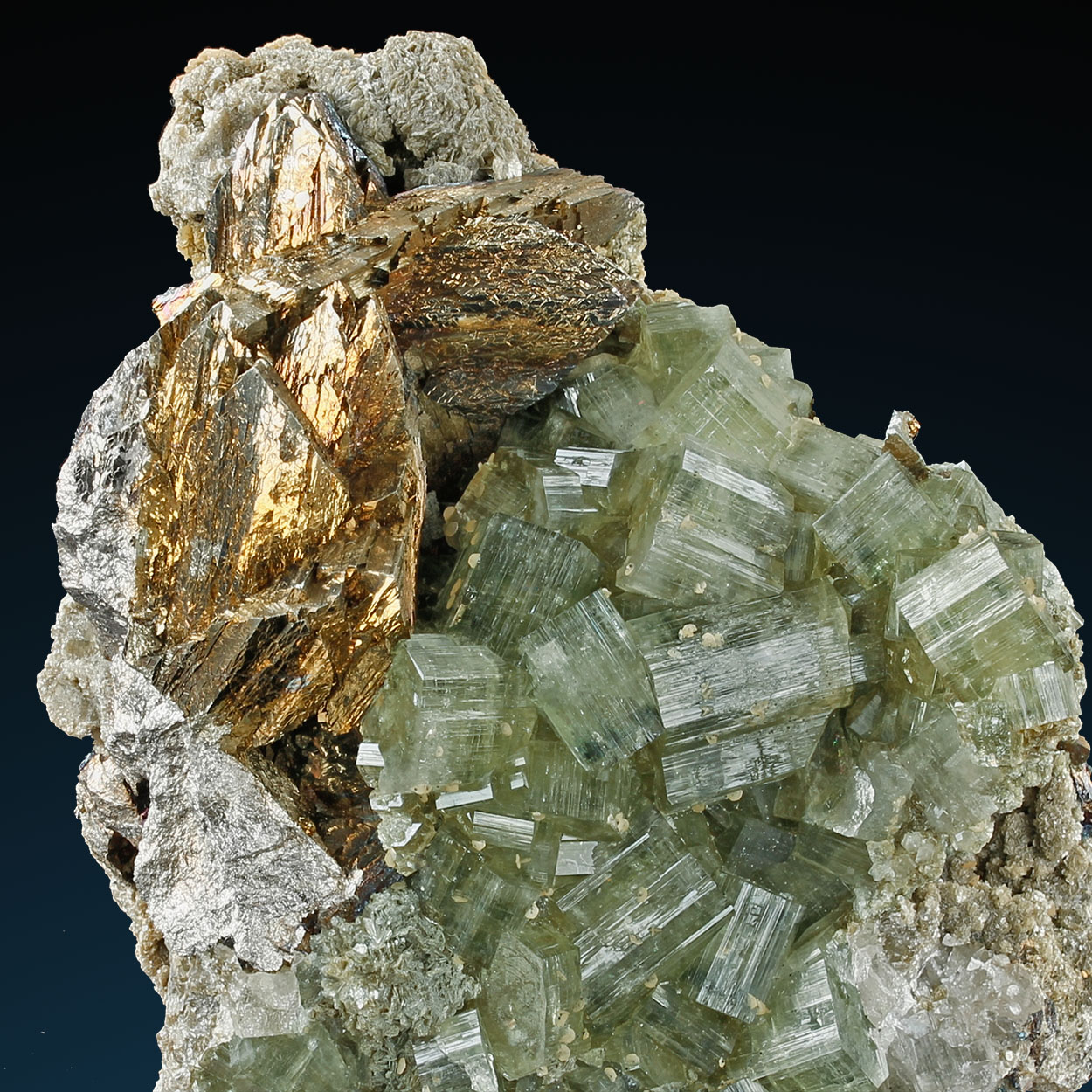 Chalcopyrite & Apatite