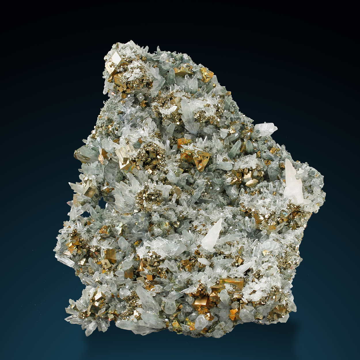 Quartz Chalcopyrite Pyrite & Calcite