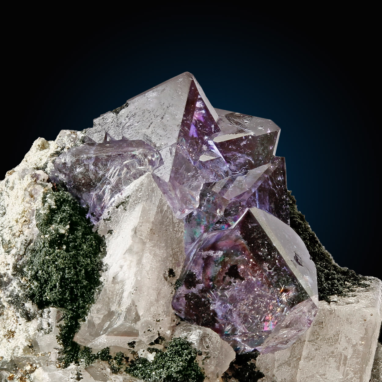 Fluorite Adularia & Chlorite