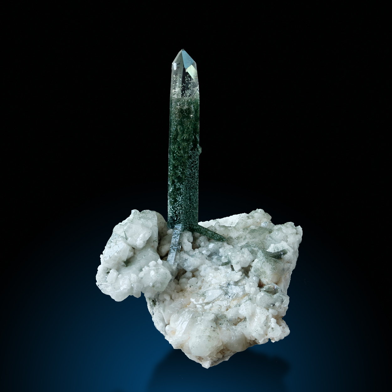 Rock Crystal With Chlorite Inclusions