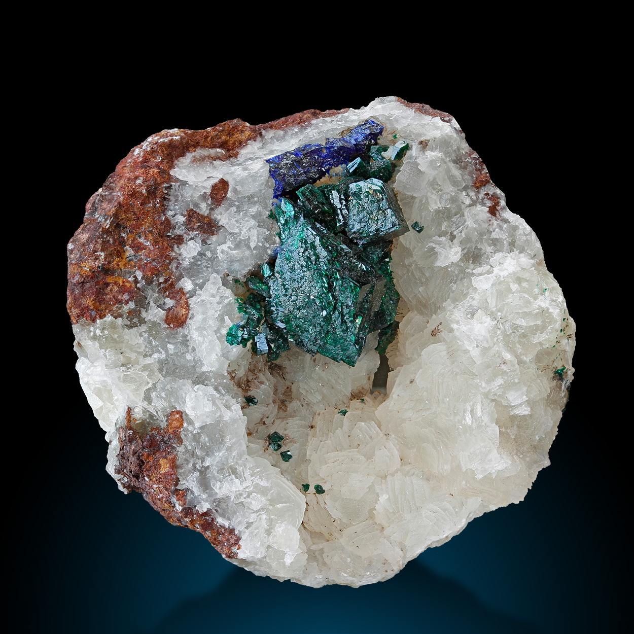 Azurite Malachite & Calcite