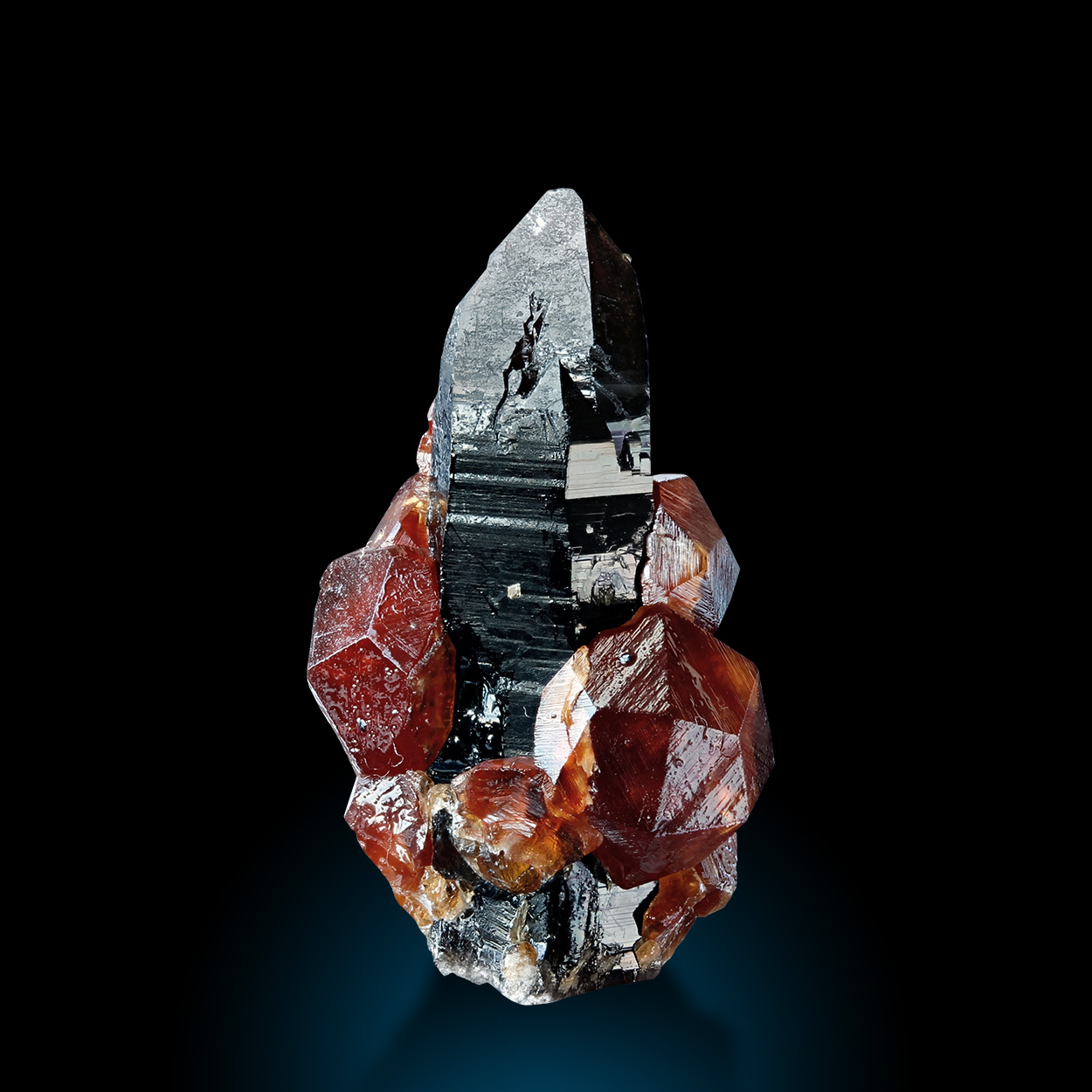 Spessartine & Smoky Quartz