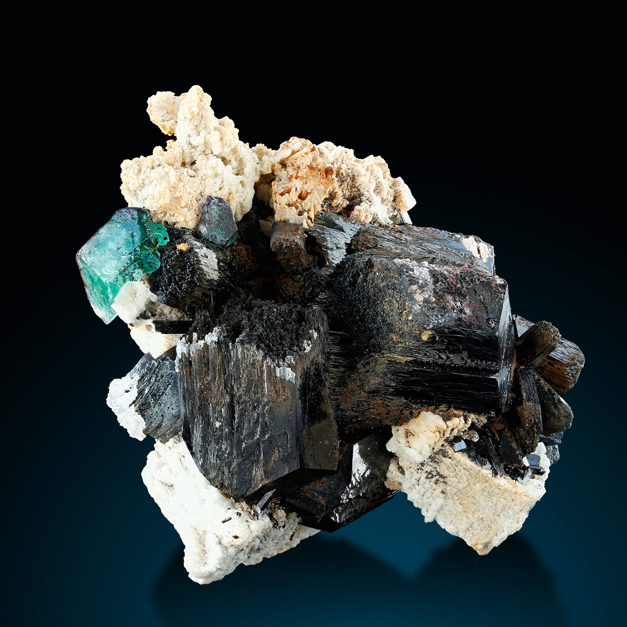 Fluorite Schorl & Feldspar Group