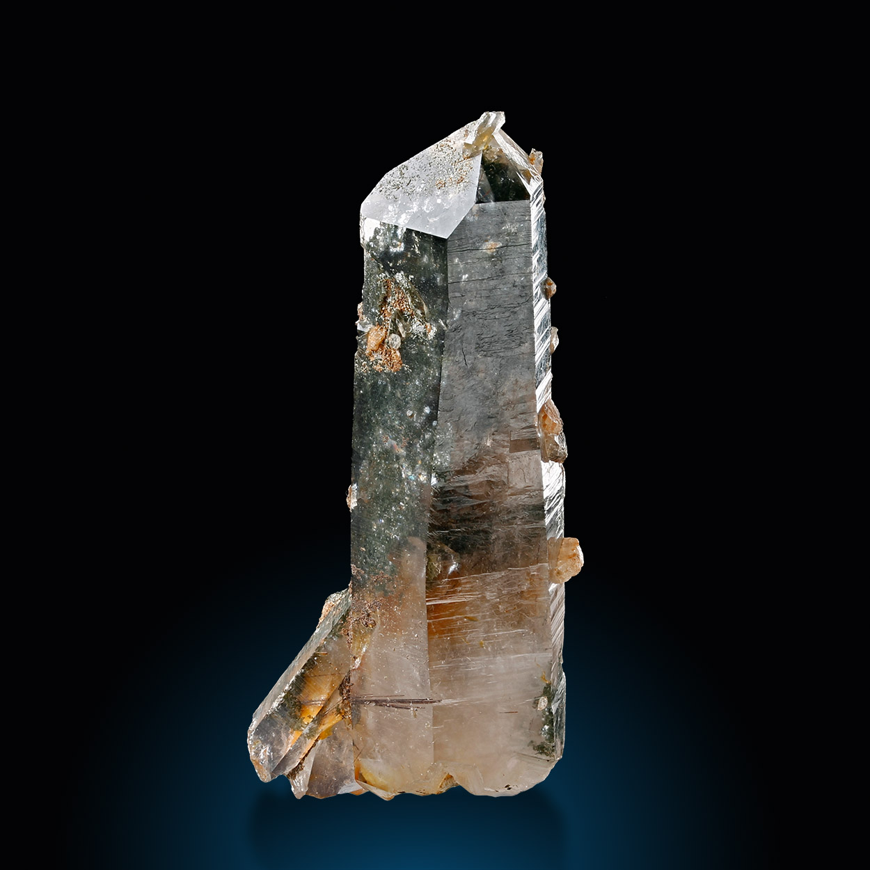 Rock Crystal & Rutile