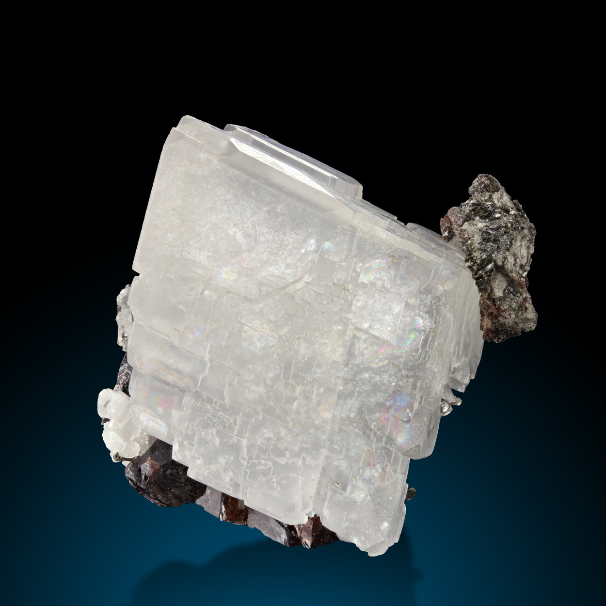 Calcite & Vesuvianite