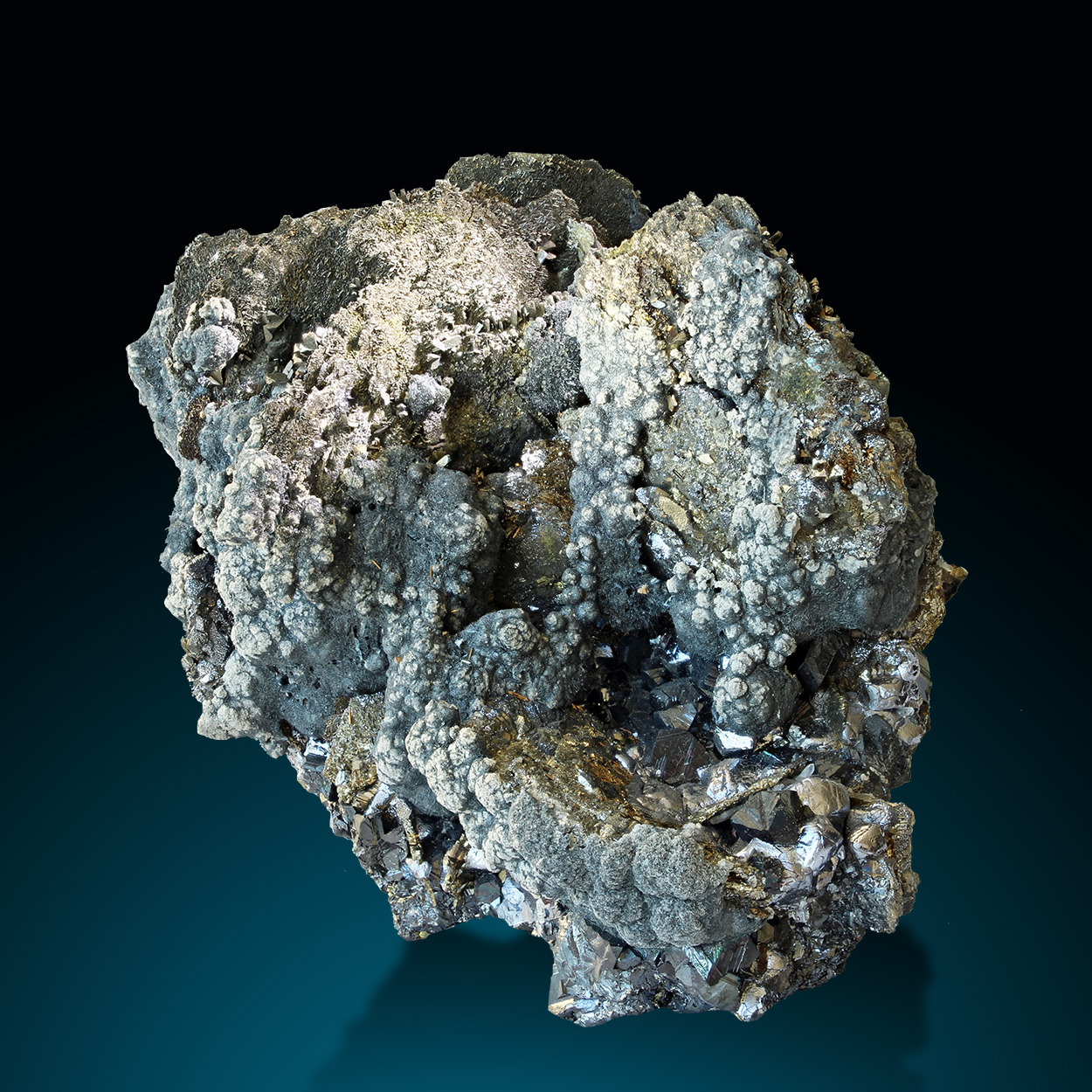 Pyrrhotite Sphalerite Galena & Calcite