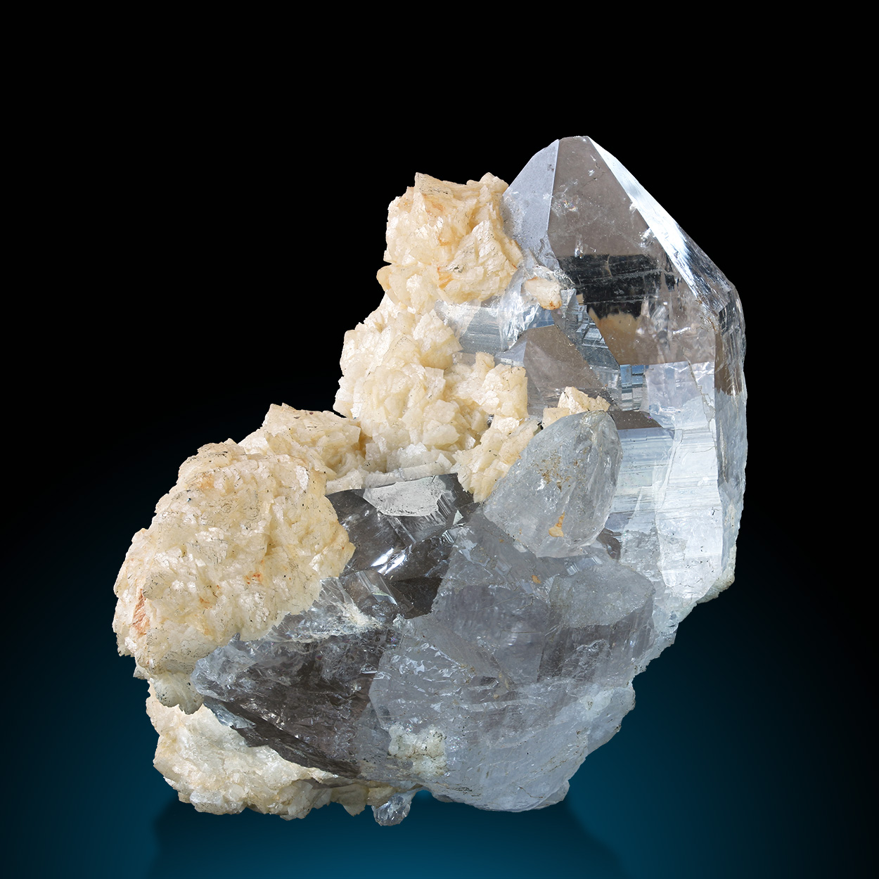 Rock Crystal & Ankerite