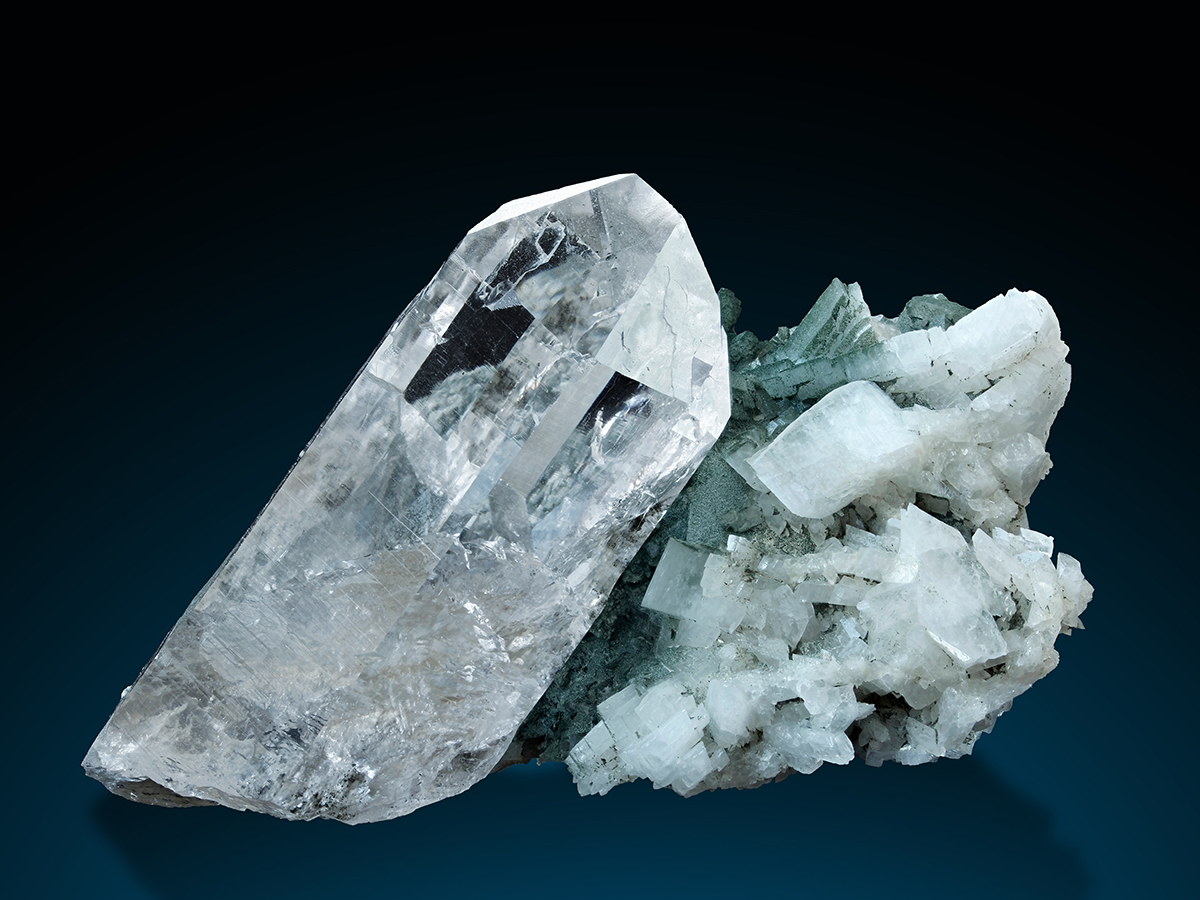 Rock Crystal & Adularia