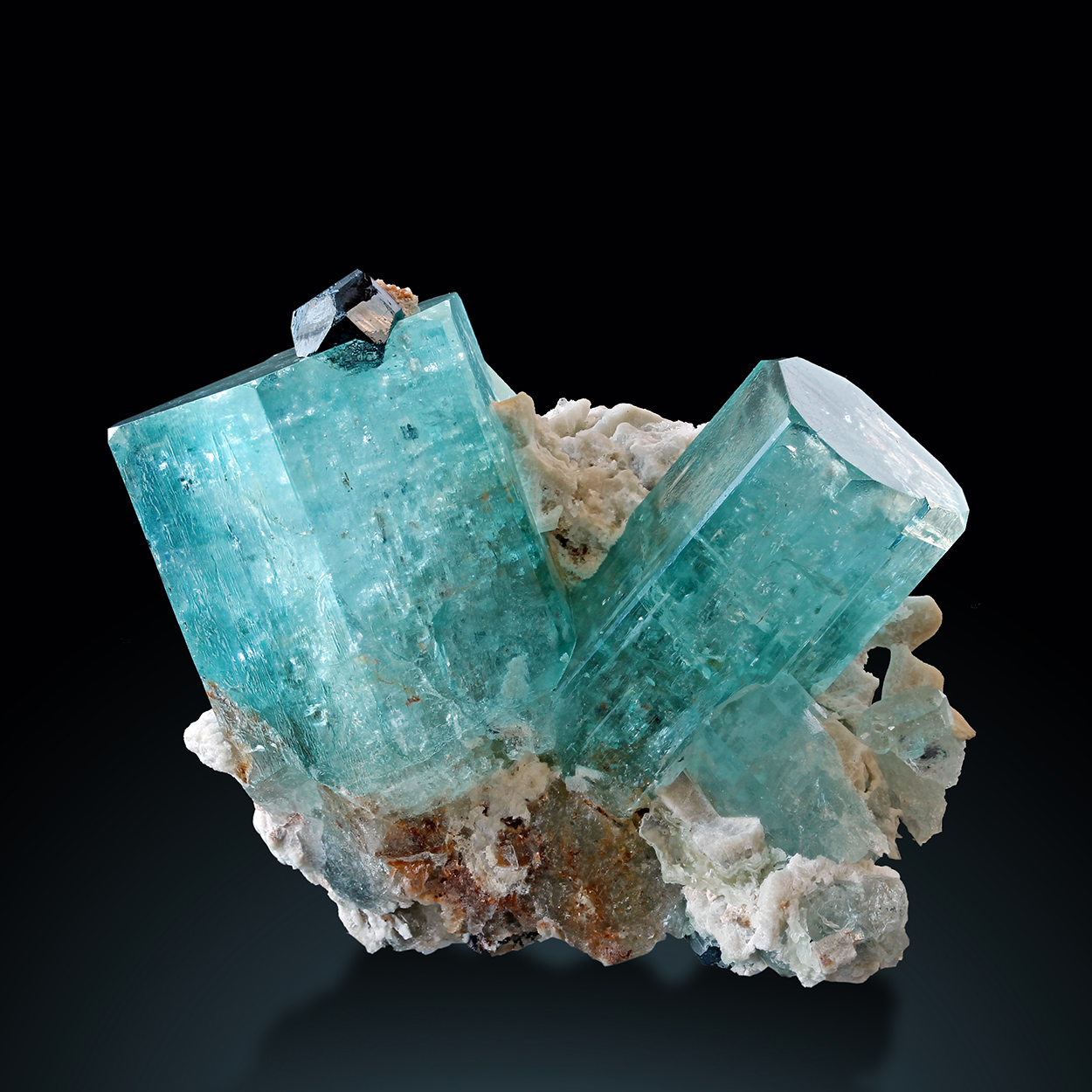 Aquamarine Schorl & Feldspar Group