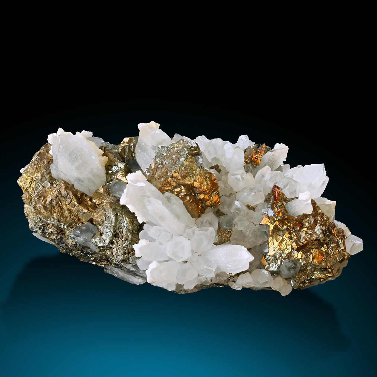 Chalcopyrite & Quartz